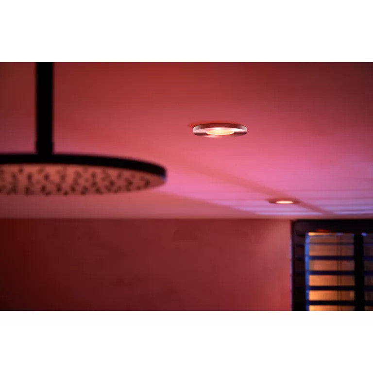 Philips Xamento Hue Recessed Chrome Spotlight 3pack