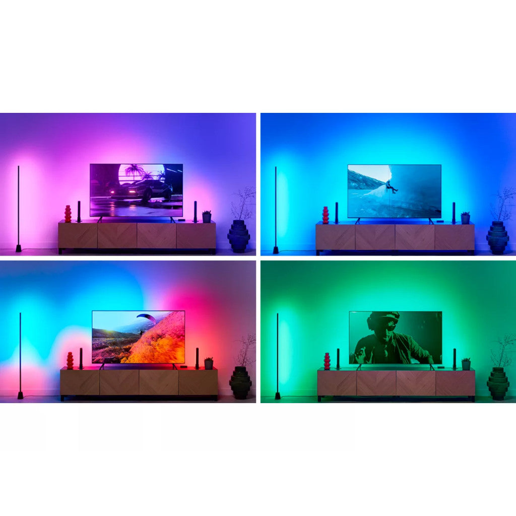 WiZ HDMI Sync Box with TV Backlight for 55"-65" and 75"-85" TVs/Sync Box Starter Kit