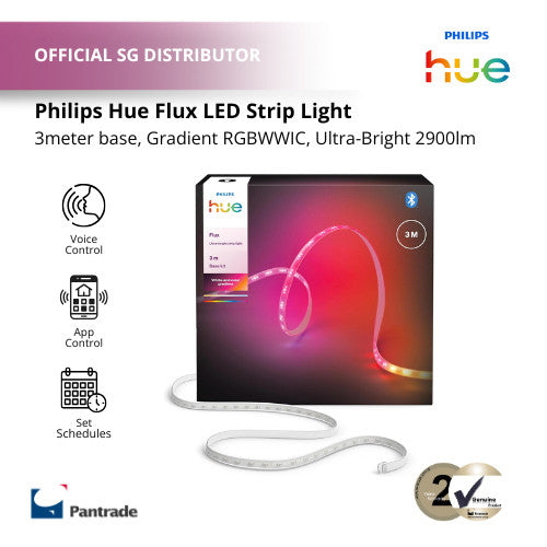 Philips Hue Flux Ultra Bright Strip Light 3m