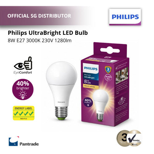 PHILIPS UltraBright 8W E27