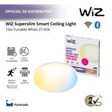 WiZ Smart Super Slim Ceiling Light 16W Tunable White 27-65K