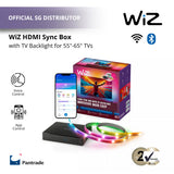 WiZ HDMI Sync Box with TV Backlight for 55"-65" and 75"-85" TVs/Sync Box Starter Kit