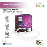 Philips Hue Lightstrip Plus V4 APR 2m base kit and 1m Extension