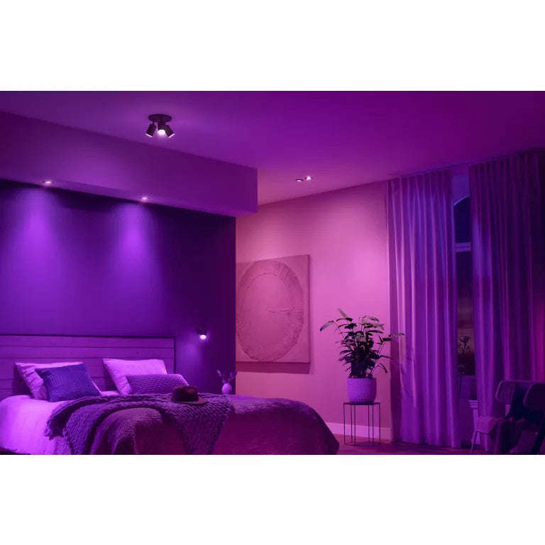 Philips Centura Hue Recessed Spotlight Black