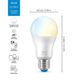 WiZ Smart Led Bulb 60W A60 E27 927-65 Tunable White