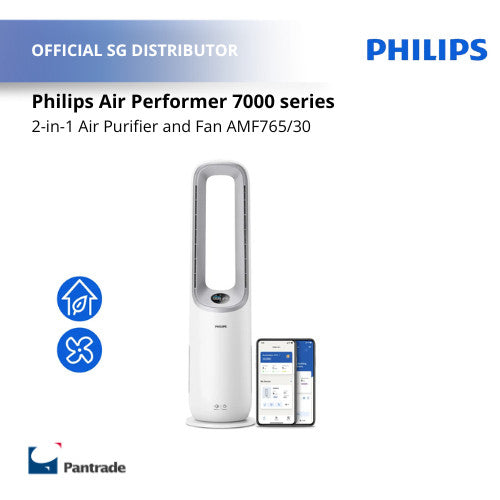 Philips Air Performer 7000 series 2-in-1 Air Purifier and Fan AMF765/30