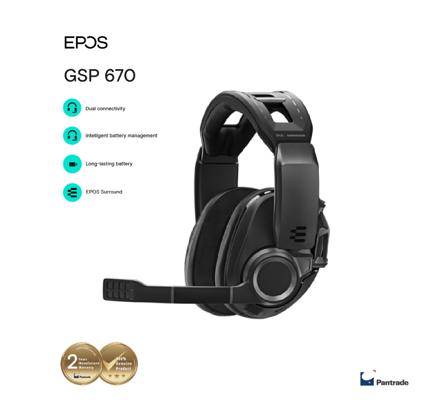 Tai Nghe Sennheiser Sennheiser Gaming Headset Gsp 670 Epos